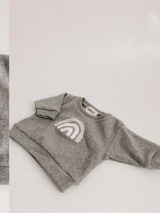 Conjuntos de Ropa para Niños con Diseño de Arcoíris de Dibujos Animados, Conjuntos de Ropa de Invierno Cálida para Bebés, Conjunto de Camiseta de Manga Larga y Pantalones para Bebés - Product Image 5