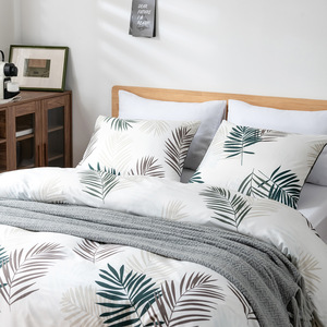 Parure de Lit Style Campagne Fleur Imprimée <span class=keywords><strong>Housse</strong></span> de <span class=keywords><strong>Couette</strong></span> en Polyester Brossé Ensemble de Literie de Luxe - Product Image 3