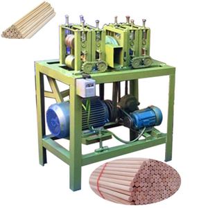 Wood Furniture Factory Small Weight <b>Mop</b> Wooden Handle Making Round <b>Mop</b> Broom <b>Stick</b> Making Machine - Product Image 4