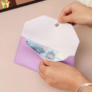 กระเป๋าคลัทช์หนัง PU ทรงยาวสำหรับผู้หญิง ดีไซน์แบบกระเป๋าซองจดหมาย 8 สี ลายนูน พกพาสะดวก เหมาะเป็นของขวัญส่งเสริมการขาย - Product Image 3