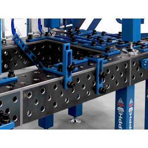 Bloc de connexion 2000x400x200mm SteelPlus GPPH, épaisseur 12mm, trous 16mm grille diagonale - Product Image 2