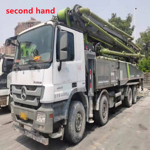 Pompe à béton Zoomlion d'occasion 2019 à prix abordable, 48m/56m, avec châssis Mercedes-Benz et technologie de sécurité avancée - Product Image 2