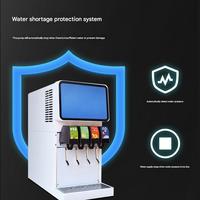 Système de réfrigération de boissons en acier inoxydable commercial |   Distributeur d'eau gazeuse à 5 robinets et 3 litres pour les salons de thé à bulles