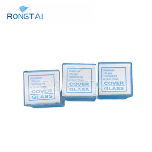RONGTAI laboratoire <span class=keywords><strong>Microscope</strong></span> couverture verre usine <span class=keywords><strong>Microscope</strong></span> verre lame Chine 24X24mm <span class=keywords><strong>Microscope</strong></span> verre lame couverture <span class=keywords><strong>Slip</strong></span> - Product Image 2