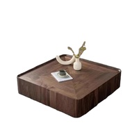 Ensemble de table basse extensible pour salon, style moderne et luxueux, plateau multicouche avec rangement