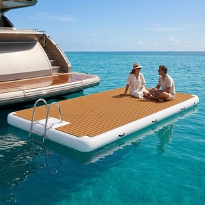 Plateforme flottante gonflable personnalisée en PVC, plateforme de hamac pour bronzer, pour bateau, SUP, yacht, quai - Product Image 1
