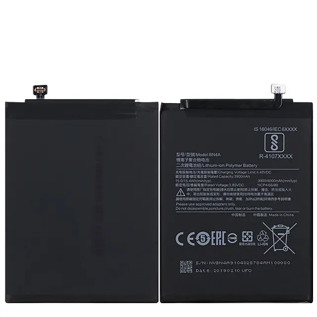 BN4A Pengganti Baterai untuk Xiaomi Redmi Note7 Note 7 Pro M1901F7C Telepon Baterai 4000 MAh