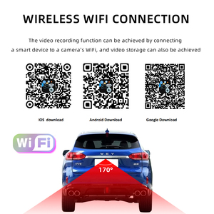 720P hd wireless wifi telecamera retromarcia starlight visione notturna del veicolo Dash Cam <span class=keywords><strong>Auto</strong></span> retromarcia telecamera posteriore per iPhone/Android - Product Image 3