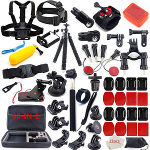 Kit d'accessoires de fixation pour téléphone portable, harnais de poitrine, extension de casque de moto et <span class=keywords><strong>support</strong></span> de vélo, personnalisé en usine, pour <span class=keywords><strong>GoPro</strong></span> 13 Insta360 - Product Image 2