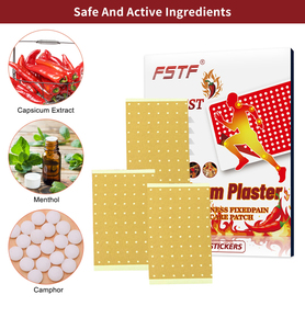 Patches de Alívio da Dor Herbal Chinesa Certificados ISO da Qiao Fu Sheng para Uso Oral/Nasal/Corpo com Capsicum - Casa/Escritório/Viagem - Product Image 6
