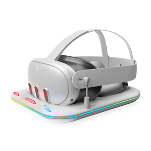 <span class=keywords><strong>Station</strong></span> de charge <span class=keywords><strong>VR</strong></span> pour Meta Quest 3/3S-Éclairage RVB - Product Image 2