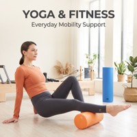Rouleau de massage musculaire en mousse élastomère thermoplastique solide, léger et portable, personnalisé, de haute qualité, pour yoga, marque FX
