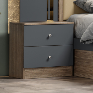 Proveedor de Muebles de Foshan, Juego de Muebles para Dormitorio Juvenil, Cama King Size con Marco de Madera Moderno, Juego Completo de Muebles para Dormitorio - Product Image 5
