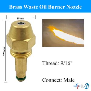 Hot Bán Brass Chất Thải Dầu Burner Vòi Phun, Chất Thải Dầu Vòi Phun, Siphon Đầy Đủ Cone Dầu Sương Mù Vòi Phun - Product Image 3