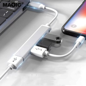 Thiết Kế Logo Tùy Chỉnh Hợp Kim Nhôm Siêu Mỏng 4 Cổng USB 3.0 Hub Cho Ổ USB Flash Máy Tính Xách Tay Và Máy Tính Để Bàn - Product Image 6