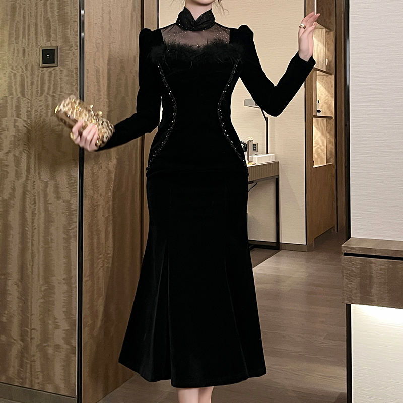 Velvet Dress Where To Get Winter Formal Dresses Party Wear Long