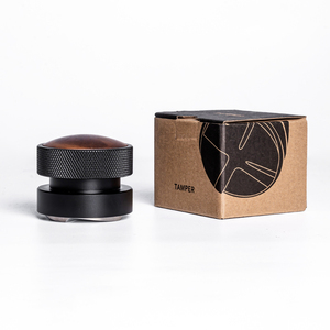 Prensador y Distribuidor de Café Espresso Portátil de Acero Inoxidable con Tapa de Madera de Nogal de 51 mm, 53 mm, 58,35 mm - Product Image 6
