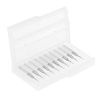 Fraise à queue en carbure non revêtue RUIMENG 06 mm à 10 cannelures pour routeurs CNC et machines à circuits imprimés, queue de 0,2 po