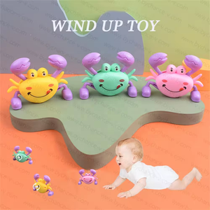 Giocattolo divertente popolare per i più piccoli che strisciano esercizio a carica di granchio meccanico per eventi di festa per bambini - Product Image 3