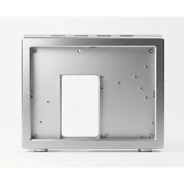 Industrial Metal Cnc Parts Custom Desktop Ipc Computer Chassis Case Mini Itx Profile Aluminum Cnc Machine Spare Part Shell