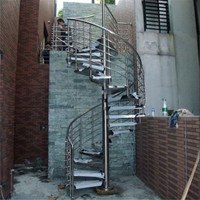 DAIYA — escaliers en spirale avec rambarde, marche en spirale
