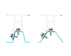 Sistema di Montaggio Solare ART SIGN in Lega di Alluminio Leggera, Staffa <span class=keywords><strong>per</strong></span> Tetto Penetrante, Gancio Solare <span class=keywords><strong>per</strong></span> Tetto in Metallo Trapezoidale - Product Image 2