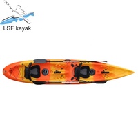 Kayak en plastique pas cher Kayak 2 places en solde pour la pêche en famille