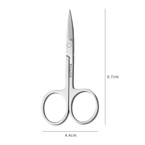 Spedizione 2025 Set di forbici di bellezza portatile di alta qualità in acciaio inox pinzette sopracciglia forbici etichetta prodotto Scrissos ciglia - Product Image 1