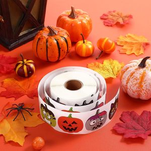 1 pulgada de pegatinas de grafiti de <span class=keywords><strong>calabaza</strong></span> alienígena de Halloween, decoración DIY para fiestas, pegatinas de Pvc - Product Image 1