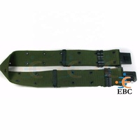 Ceinture tactique en nylon robuste pour uniforme formel, vente en gros, ceintures en tissu OEM, réglables, en sangle tissée PU/PVC avec boucle en alliage