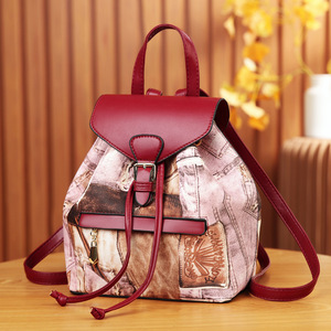 New Printed Handbag, Fashionable and Versatile, <b>Student</b> Travel, Large Capacity Crossbody <b>Backpack</b> - Product Image 4