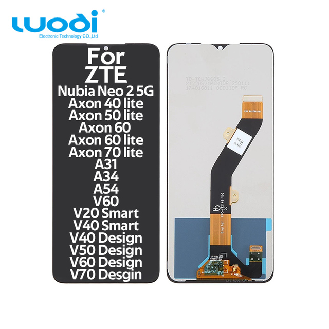 Screen for Zte Nubia Neo 2 5G Axon 30 40 50 60 70 Lite Display V V20 V40 V50 V60 V70 Design Smartphone Lcd for Zte A31 A34 A54