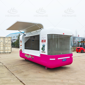 Chariot alimentaire moderne personnalisé de qualité commerciale pour la restauration, les marchés nocturnes et les événements en plein air, chariot de vendeur pour les boulangeries - Product Image 1