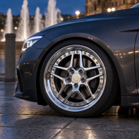 Jantes forgées ZhiGu Premium 20 pouces 5x120 2 pièces concaves avec lèvre chromée complète, jantes sport de luxe pour BMW M3