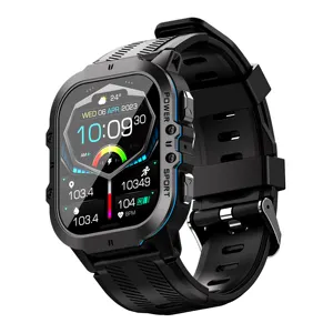 C26 AMOLED Outdoor Smart Watch For Men BT Call IP68 Waterproof Large Memory Outdoor Sports Smartwatch 350mAh Large Battery