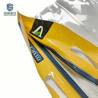 Sacs d'emballage durables en CPP+PET laminé avec fermeture éclair, conception refermable pour l'agriculture, légumes frais, carottes, pommes de terre, salades