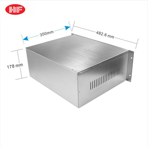 Caja de servidor de montaje en estante de 19 pulgadas, aleación de aluminio personalizada, 1U, 2U, 3U, 4U, carcasa electrónica para chasis - Product Image 2