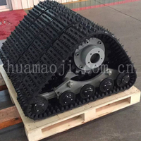 Pièces de système de conversion de voie en caoutchouc Complet ATV UTV 4x4 accessoires Can-am
