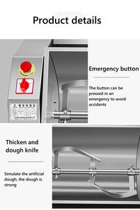 Mezcladora de harina de panadería comercial 15kg/mezcladora de masa para tortilla/máquina comercial para hacer masa 5,0 6 Re - Product Image 6