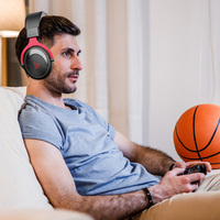 Tronsmart Shadow Headset Gaming Nirkabel 2.4G, Headset Gaming Nirkabel untuk Komputer PS4 PS5 dengan Mikrofon Pengisian Daya Tipe-c RGB Beragam