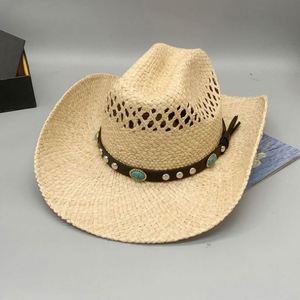 2023 Hot Selling Wholesale Brand Name Sombrero Cowboy Western <b>Straw</b> Cowboy <b>Hat</b> - Product Image 4