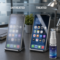 Protecteur d'écran liquide de qualité industrielle A1, nano micro-silice, essence céramique invisible modifiée anti-rayures