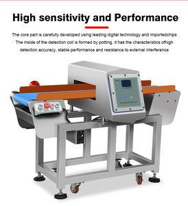Pişirme üretimi için tam otomatik dokunmatik kontrol yüksek hassasiyetli gıda <span class=keywords><strong>Metal</strong></span> dedektörü - Product Image 3