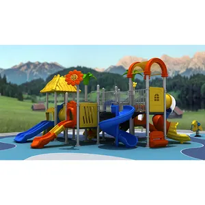 Plastic Slides For Children Swing Playhouse With Slide Outdoor Playground Equipment