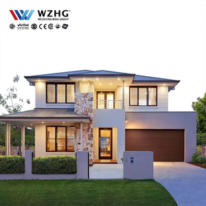 Nouvelle Villa en Acier Léger Préfabriquée Portable Design Moderne de Luxe Vente Chaude Projet de Maison Préfabriquée à Structure en Acier à Entreprendre - Product Image 1