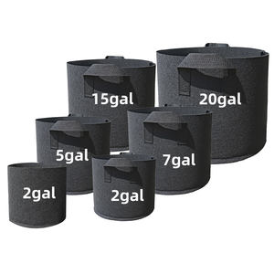 Sac de culture pour plantation de légumes, vente <span class=keywords><strong>en</strong></span> gros, bon marché, 15 gallons, sac de culture avec poignée, <span class=keywords><strong>arbre</strong></span>, graine de fruits, plantes, Pots de fleurs - Product Image 1