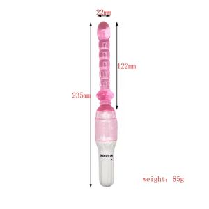 Flexible 7 Bead Anal <b>Vibrator</b> Prostate Stimulator Sex Toy for Men Women Couples-Anal Beads Butt Plug - Product Image 1
