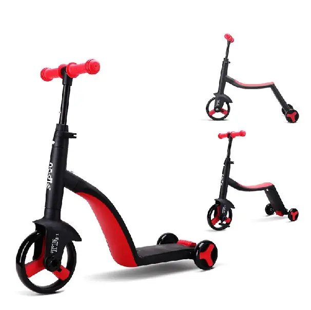 China factory hot sale cheap kids scooter with seat / wholesale 3 wheels kid kick scooter as new balance bike style