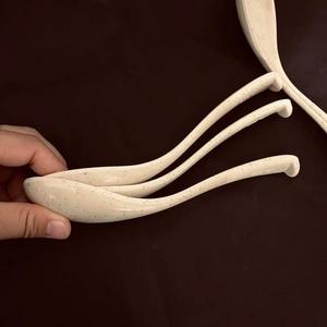 Cuchara de Cinco Bendiciones C113, Cuchara de Melamina, Cucharón para Sopa, Mango Largo de 17cm con Gancho, Venta al por Mayor, Suministro de Un Yuan, Tienda de Dos Yuanes - Product Image 4