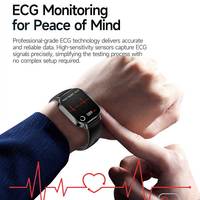Nouvelle montre intelligente de sport étanche IP68 avec lumière flash, ET571, élégante, 2,0 pouces, 450 mAh, ECG PPG
